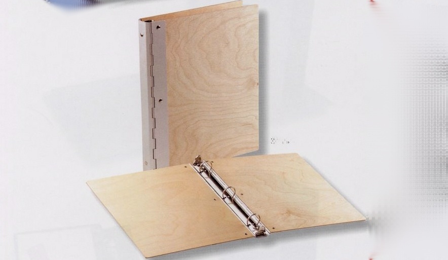 Wood with Metal Hinge Binder Letter Size Wood with Metal Hinge Binder Letter Size